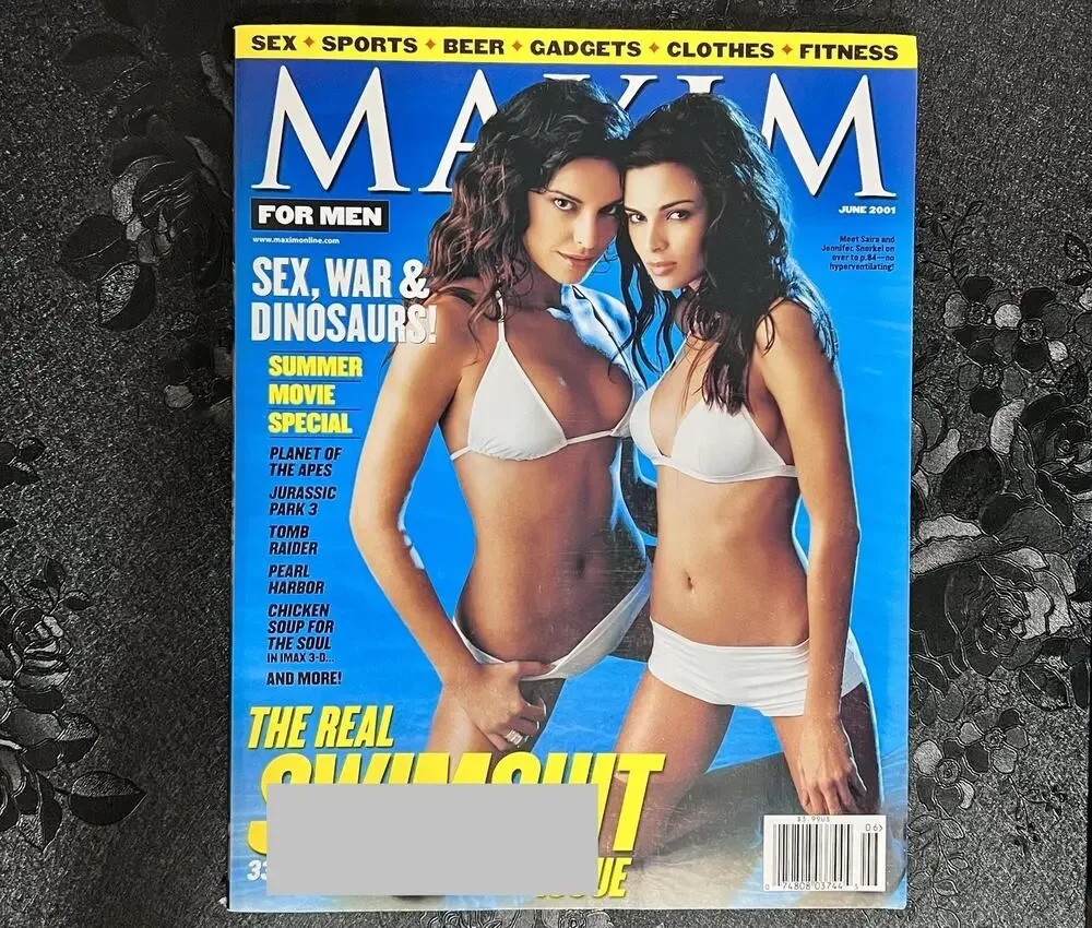 Maxim Magazine # 42 June 2001 The Real Swim Suite Issue